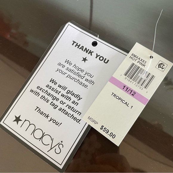 B Darlin Juniors Cotton Halter Smocked-Waist Tiered Dress pink 11/12 NWT - Picture 15 of 15